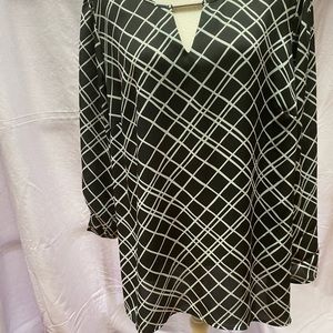 Black & White blouse